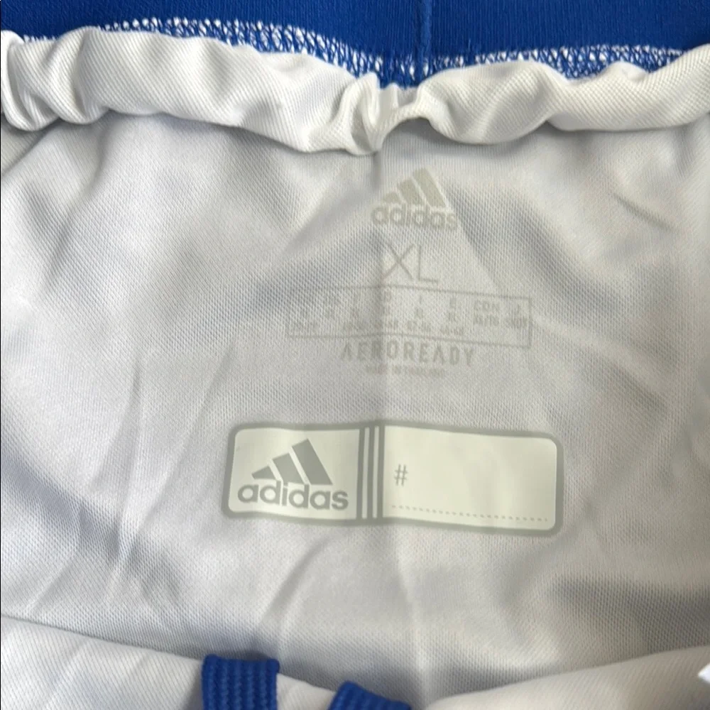 Adidas Women's Blue Sports Shorts - Picture 3 of 8